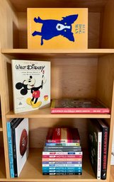 19 Misc Much Fun Books Including Blue Dog Man & Disney