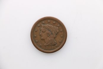 1851 Large Cent Penny