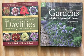 Lot Of 2 Gorgeous Large Garden Books