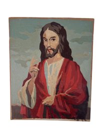 Vintage Jesus Paint By Number Picture