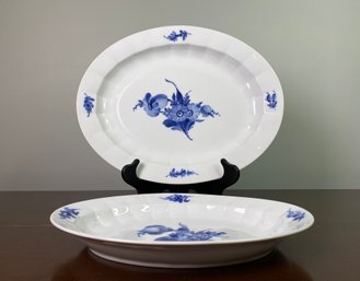 Royal Copenhagen - Pair Of Oval Platters