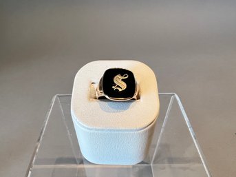 10K Gold S Ring