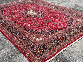 A Vintage Nain (Persian) Wool Rug