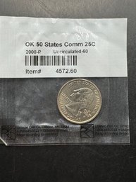 2008-P Uncirculated Quarter In Littleton Package