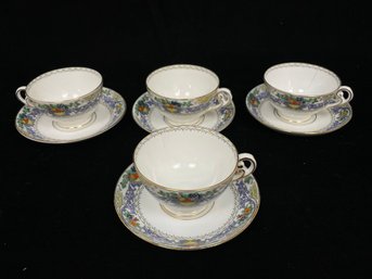 Adderly's Almora Fine Bone China Teacups With Saucer Set