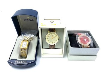 Trio Of Watches In Boxes