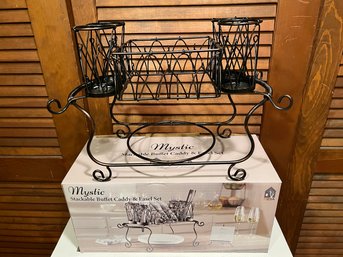 Inspired Living 'Mystic' Stackable Buffet Caddy & Easel Set