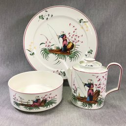 Beautiful VILLEROY & BOCH Serving Pieces - In MANDARIN Pattern - Made In Luxembourg - Very Nice Pieces !