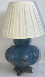 Gorgeous Blue Floral Lamp