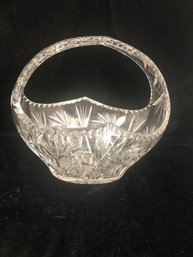 Cut Crystal Basket