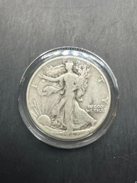 1942 Walking Liberty Silver Half Dollar