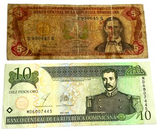 Dominican Republic Banknotes (Pesos Oros)