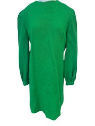 Size Small  1960s Green Dress - Handmade