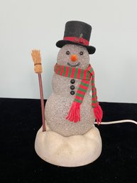 Avon Chilly Sam 1993 Light-up Plug-in Snowman 1 Of 2