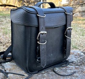 A Leather Motorcycle Bag By Tour Master