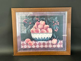 Print, A Bowl Of Peaches