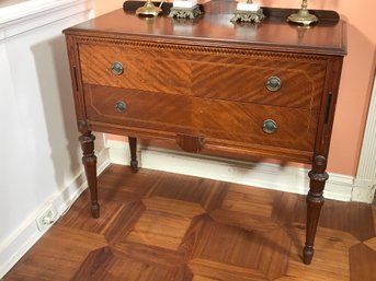 Very Nice 1930s Server / Sideboard - Very Functional Size - Was Part Of Dining Suite - Walnut / Mahogany