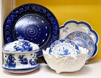 Finnish Arabia, Delft, And More Blue Glazed Pottery