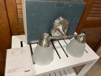 Kohler Brushed Nickel Finish Bathroom Lighting Fixture