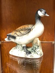 Vintage JSC Porcelain Bird Figurine - Canadian Goose 127 - Shafford Japan