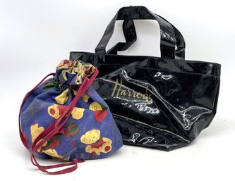 A Makeup Bag And Tote From Harrods