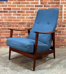 Vintage C.1960's Danish Modern Teak Lounge Chair By Arnt Lande For Stokke Mobler