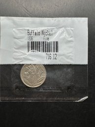 1936 Buffalo Nickel In Littleton Package
