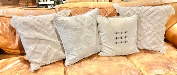 Lovely Collection Of White/off White Pillows