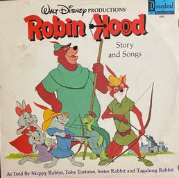 Walt Disney's Robin Hood Story And Songs Album - 1353 - LP Vinyl 1973 Record
