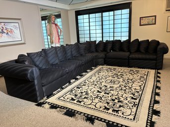 Large Black Carter Sofa Sectional