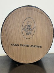 A Vintage Saks Fifth Avenue Hat Box