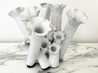 An Unusual Italian Modern Art Ceramic Vase