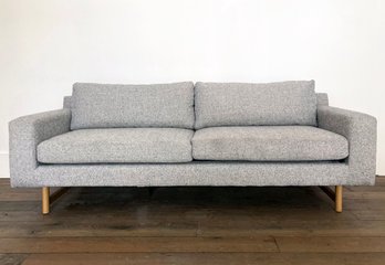 A Modern Sofa In Elegant Linen By Williams-Sonoma Home