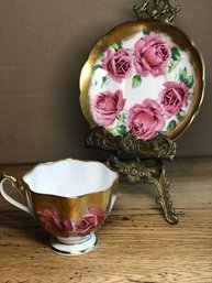 Vintage Princess Anne England Bone China Tea Cup & Saucer