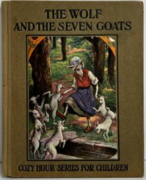 Antique The Wolf & Seven Goats Children's Book