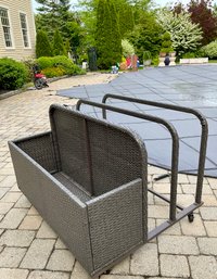 CROSSLEY FURNITURE Palm Harbor Outdoor Storage Pool Caddy