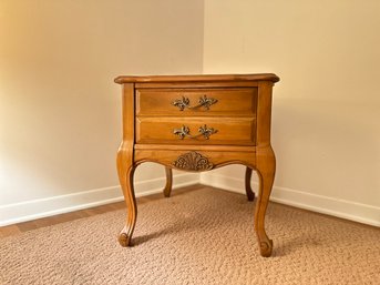 Vintage French Style Marble Top Side Table