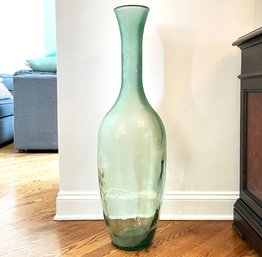 A Large Bubble Glass Vase - Nearly 4' Tall!