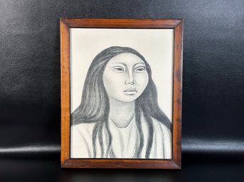 Vintage Print, Portrait Of Na Kin By