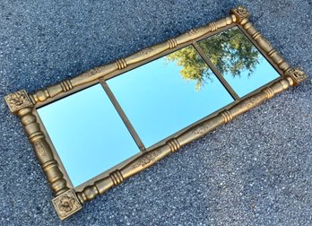 A 19th Century Mirror In Gilt And Plaster Frame