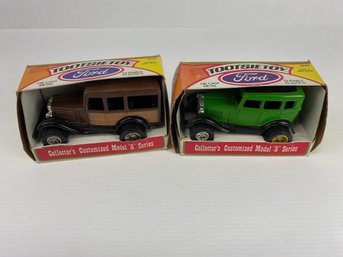 Tootsietoy Ford Collector's Customized Model 'A' Series Cars (2)