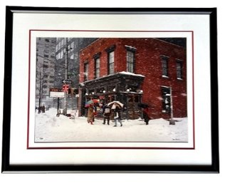 PJ Clarkes NYC Signed And Numbered Photographic Print -