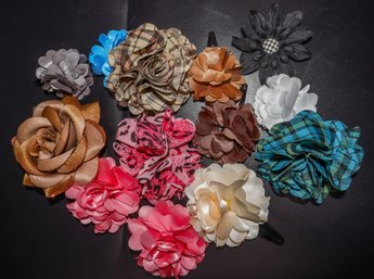 Large Collection Of Hair Flower Pins