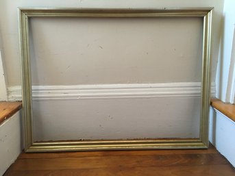 VINTAGE ELEGANT WOODEN GOLD FRAME FOR STRETCHED CANVAS PAINTING