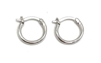 Nice Sterling Silver Small Hoop Earrings