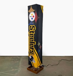 A Pittsburgh Steelers Floor Lamp