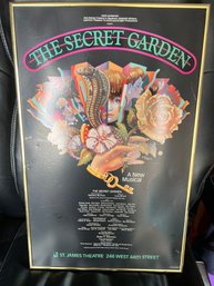'The Secret Garden' Framed Theater Advert Poster, NYC