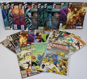 Marvel- 24 Comic Books Consisting Of Darkstar, Dreadstar And Company, Dune, DistrictX Lot-TCD