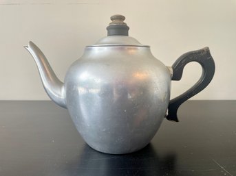 Vintage Wear-Ever Aluminum No.38 Tea Kettle With Internal Tea Infuser