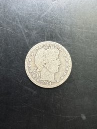 1914 Barber Silver Quarter